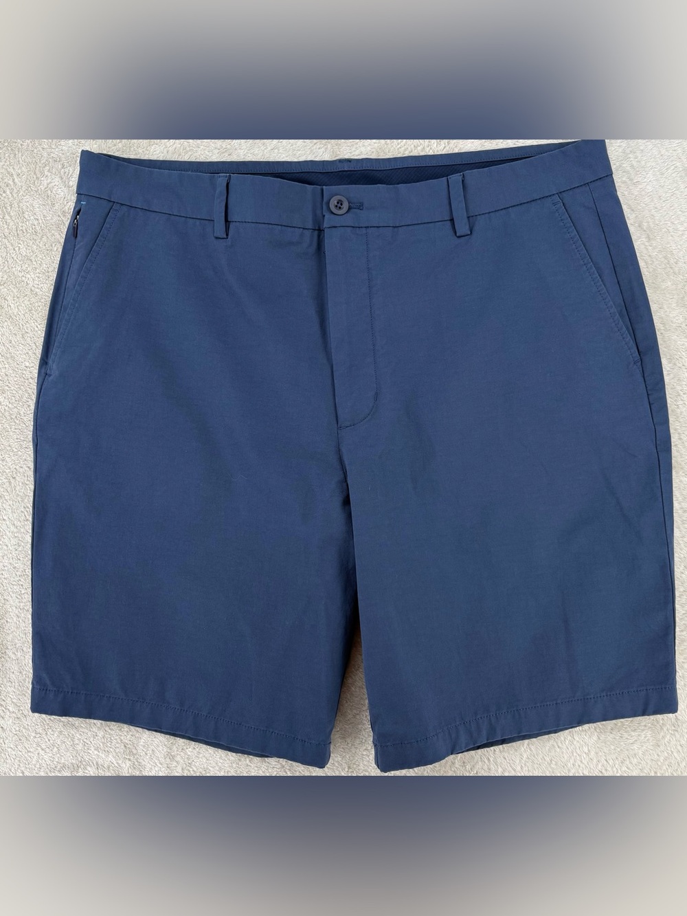 Vineyard Vines On-The-Go Shorts Men's Size 38 Blue Performance Golf Travel Short